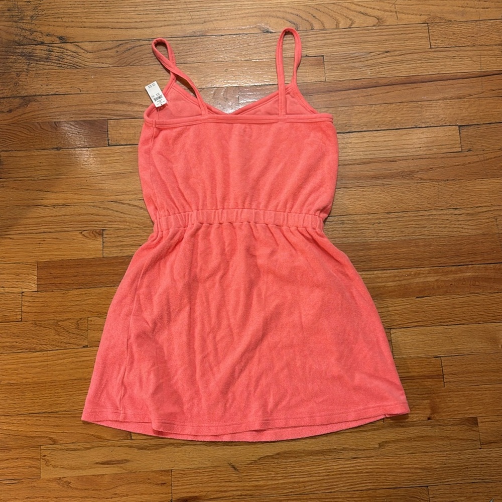 Aerie Offline Pink Terry Cloth Summer Beach Cover Up Mini Dress size M NWT - Picture 5 of 7